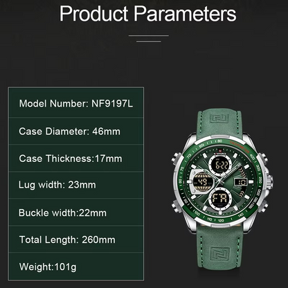 NAVIFORCE  Men Chronograph Waterproof tWatch