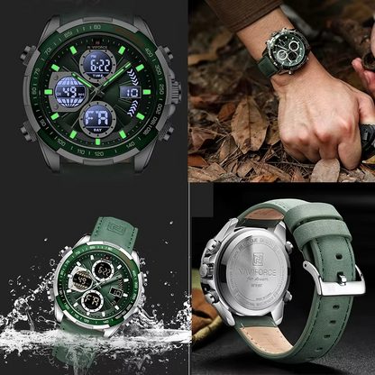 NAVIFORCE  Men Chronograph Waterproof tWatch